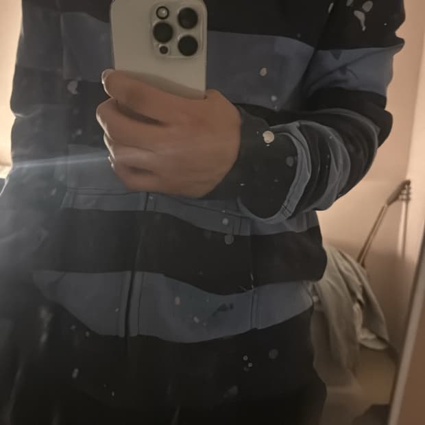 폴로 빅포니 스트라이프 페인트 포인트 후드직업