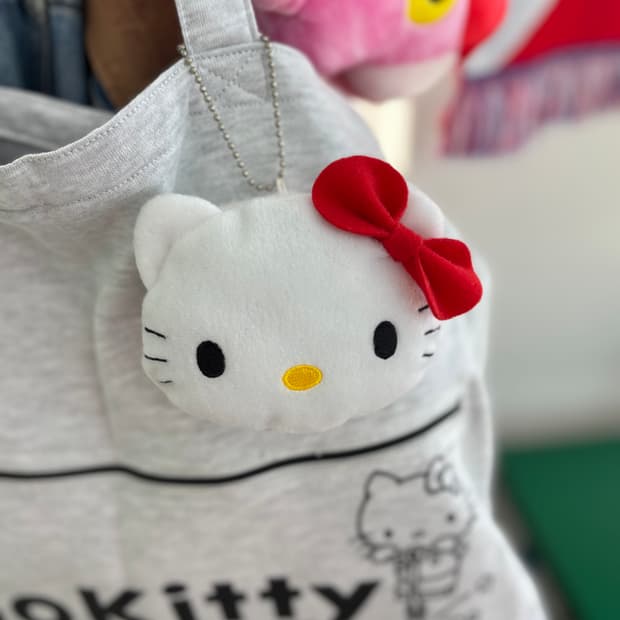 35th Hello Kitty Face Keyring