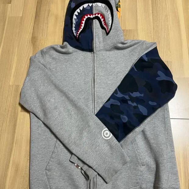 베이프 반 청계 카모 L 샤크후드