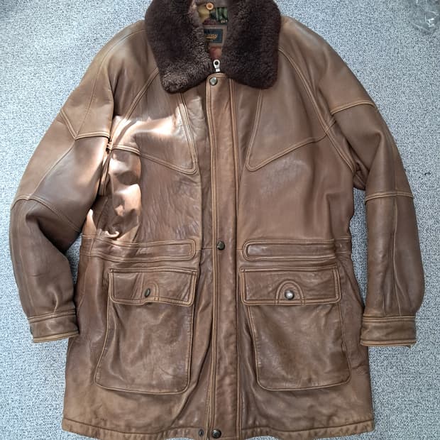 빈티지 양가죽  자켓