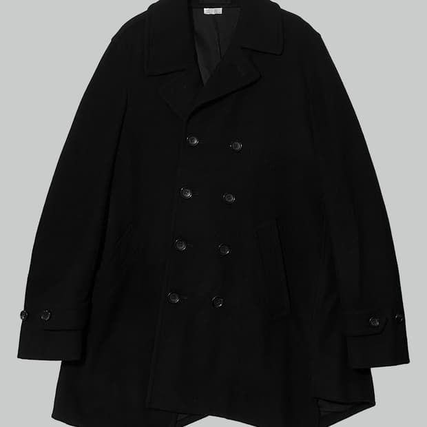 꼼데가르송 옴므 플러스 18aw 사선 피코트