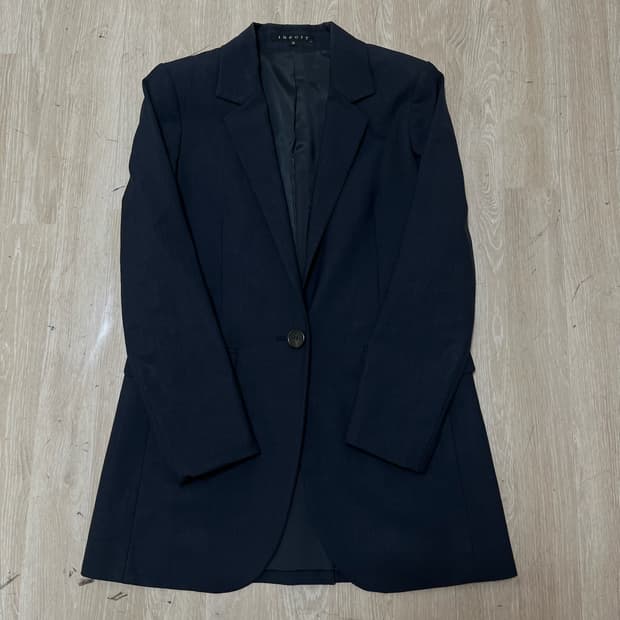 띠어리 여성 싱글 오피스 블레이저 정장 자켓 0사이즈 