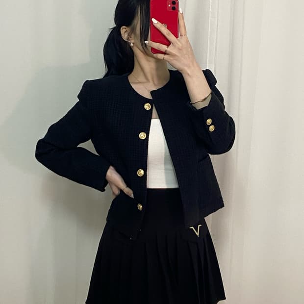 GUESS 트위드 자켓