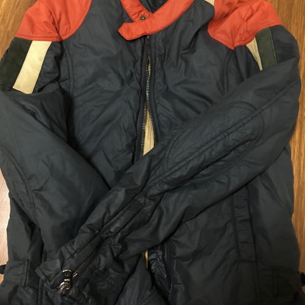 Dolce & Gabbana 00s nylon leather jacket