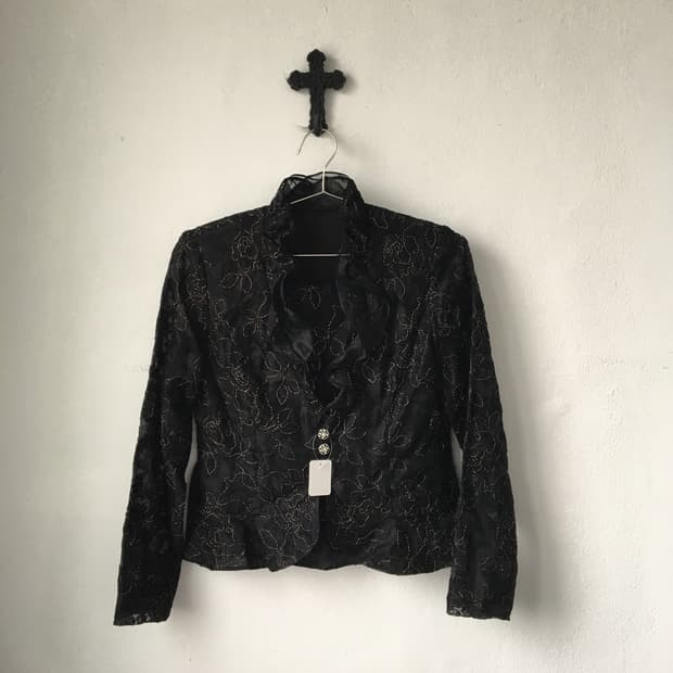 Embroidery pattern point jcaket