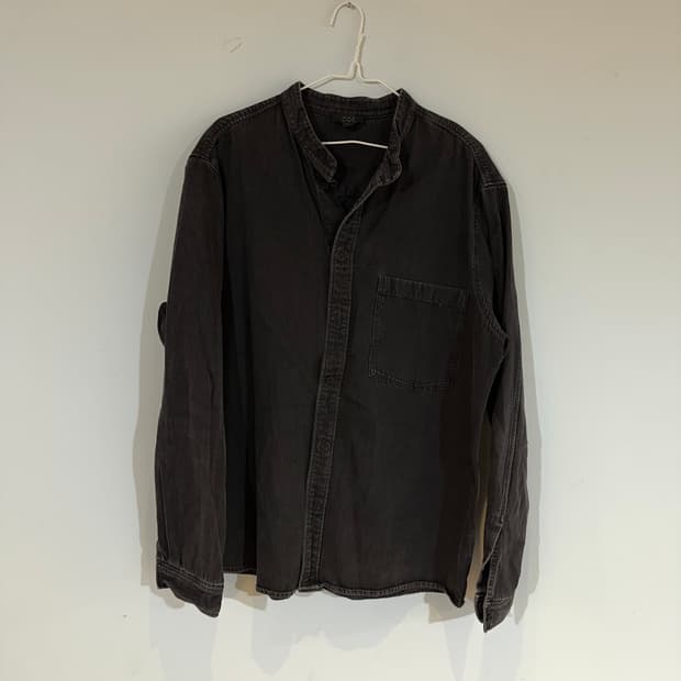 Cos 블랙 데님 셔츠
