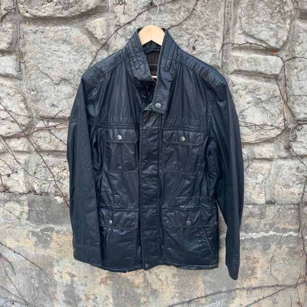 Coach 코튼 코팅 야상 자켓