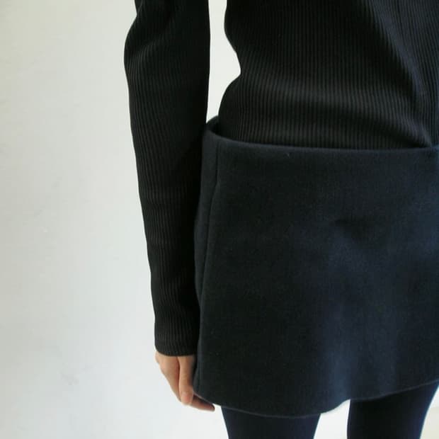 Eonts 2 layered mini skirt 1size