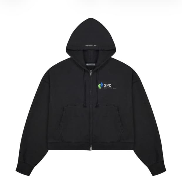 project g/r 그레일즈 크롭 후드집업