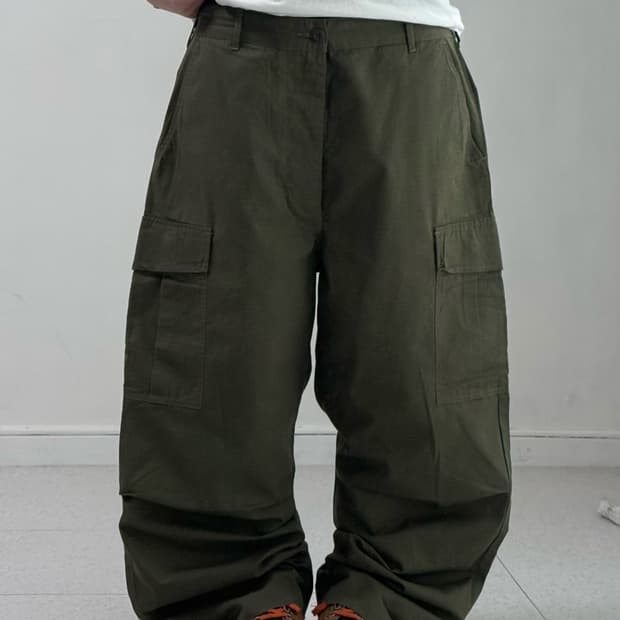 아메리카 카키 카고팬츠