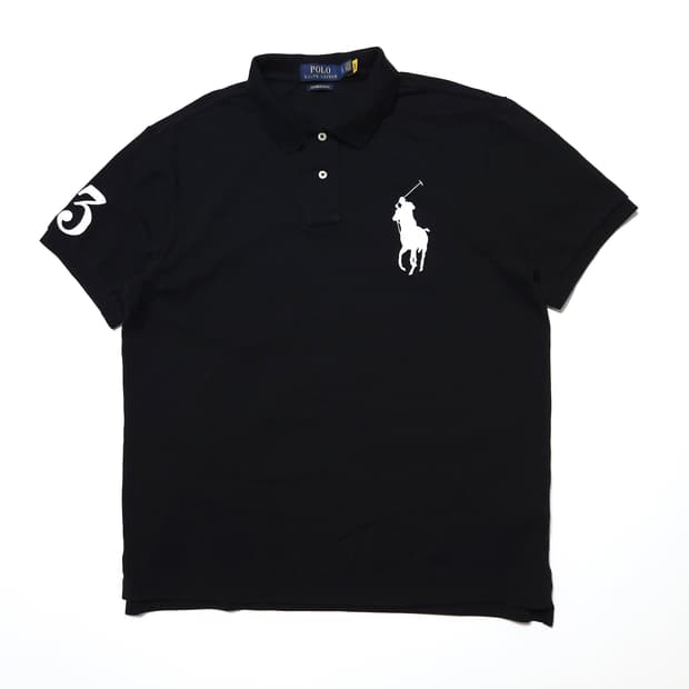 폴로 빅포니 카라 티셔츠 카라티 블랙 김하온