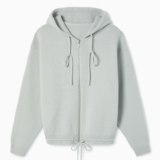 에스이오 울 후디 집업 자켓