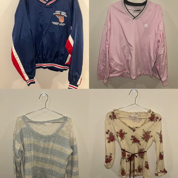 빈티지 옷 벼룩 할인 여성 긴팔 스포티 리즈리사 오리엔탈 스포티