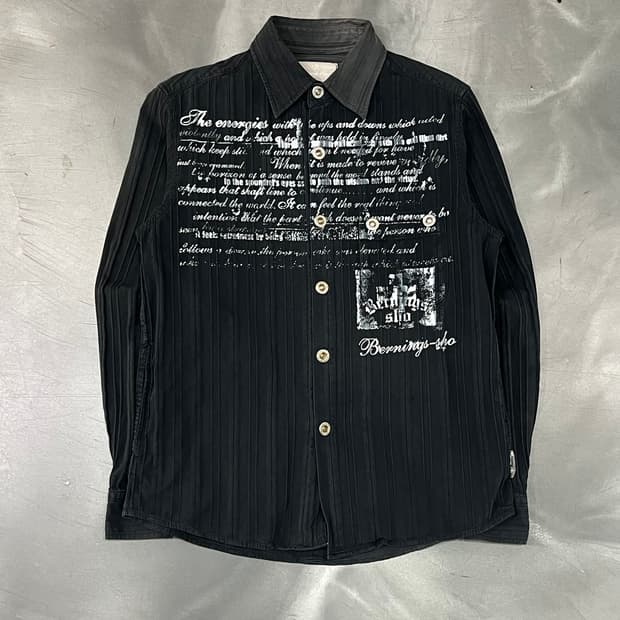  y2k 레터링 셔츠 y16277