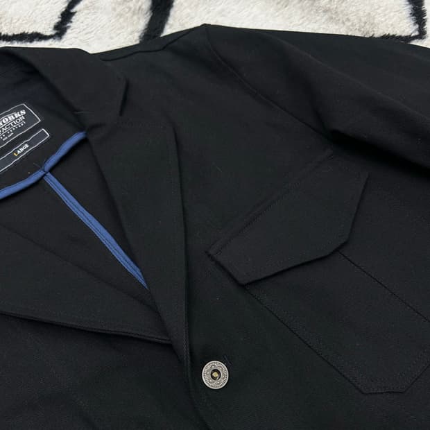 [L]프리즘웍스 Wandering 코튼 워크 블레이저/블랙