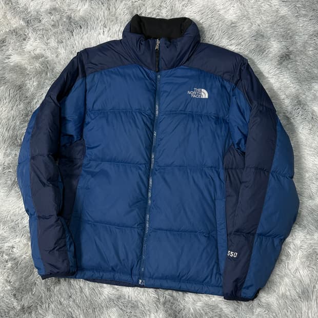 노스페이스 550 다운 숏패딩 s