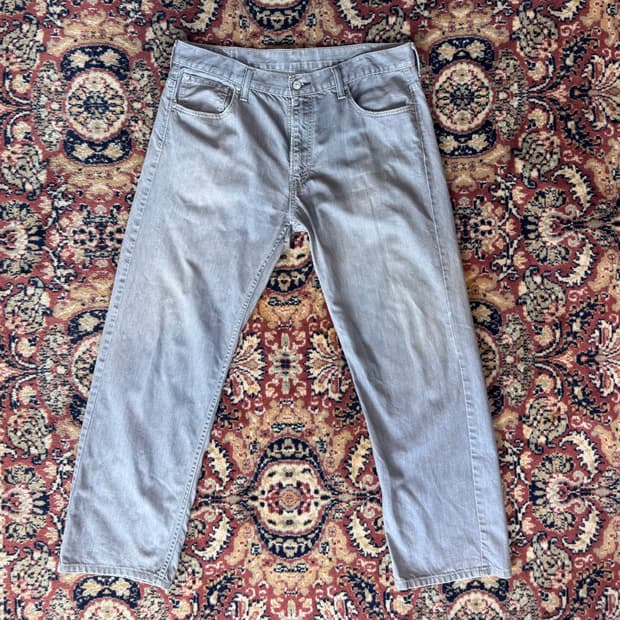 빈티지 리바이스 569 그레이 진 데님 36 (664)