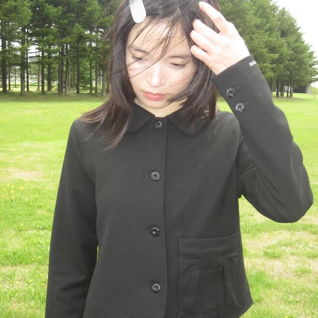 코이세이오 리본 자켓 블랙