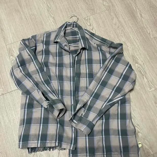 beams ssz 체크셔츠자켓 m