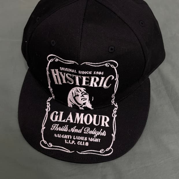 히스테릭글래머 위스키 캡 블랙