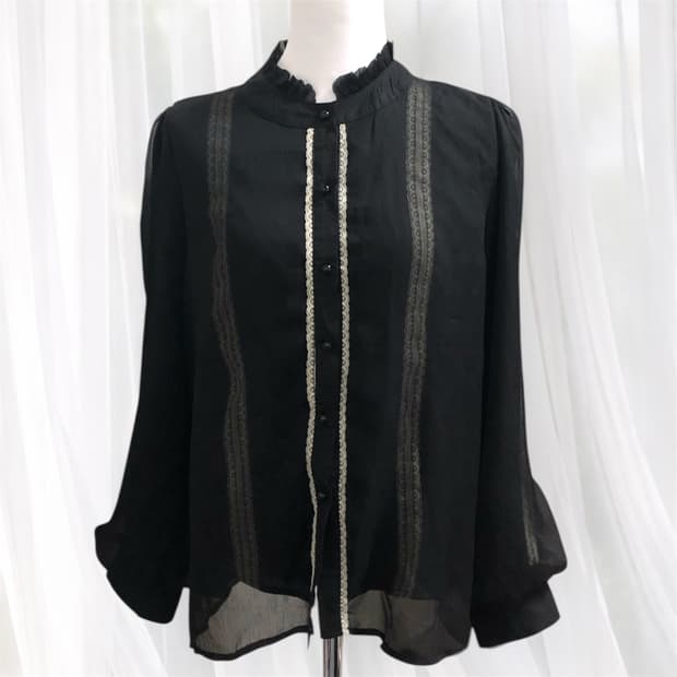 빈티지 로걀 공겜여주 고스로리 블라우스