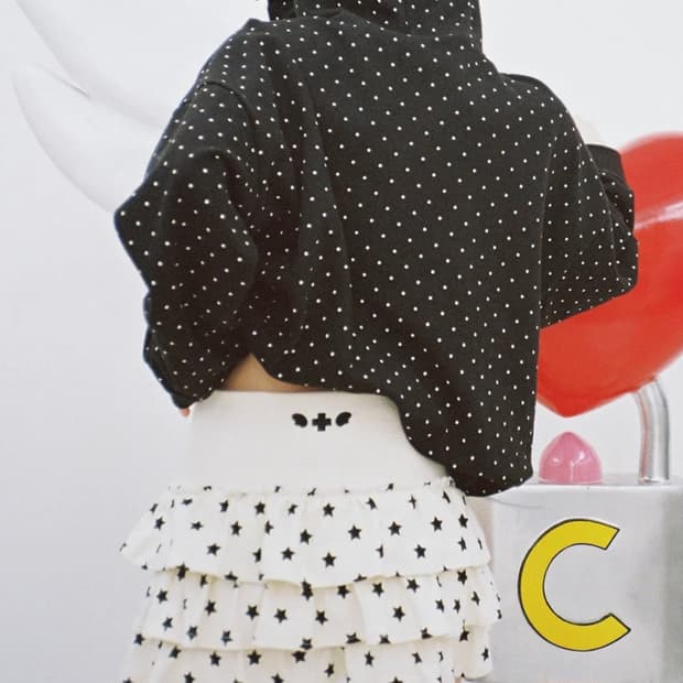 클럿스튜디오 별 캉캉 미니 스커트 아이보리