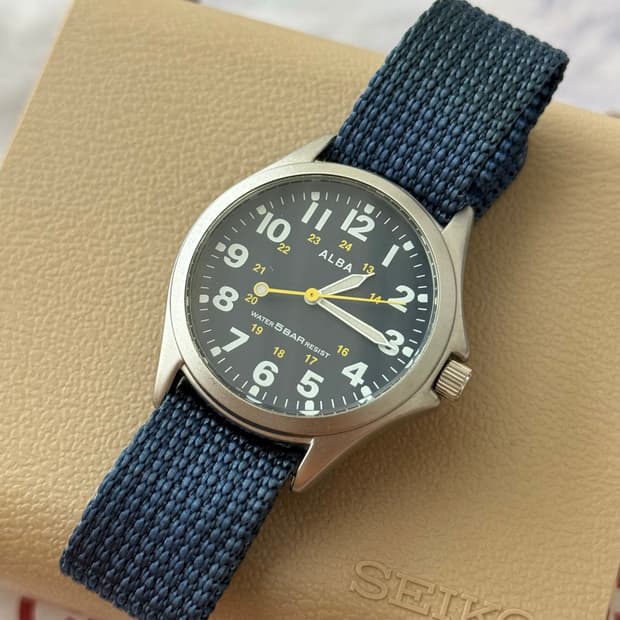 Seiko 세이코 ALBA 필드 기어 1990