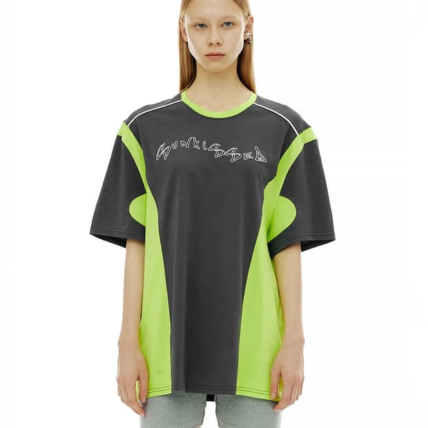 세릭 sunkissed contrast line top