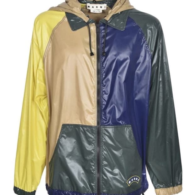 마르니 컬러블록 윈드브레이커