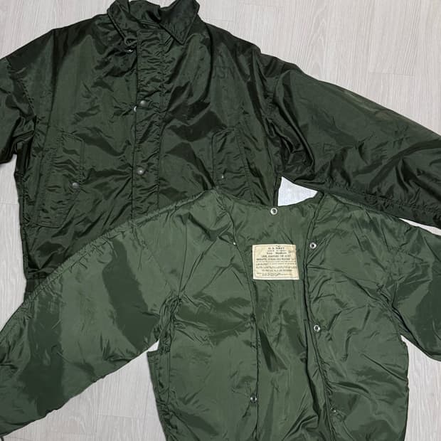 내피有 1968 미 해군 극한 방한 군납 자켓 A-1