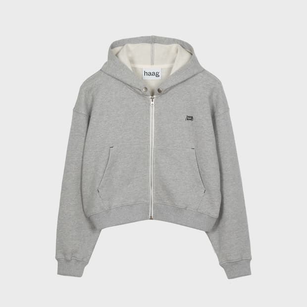 haag 헤이그 후드집업 그레이