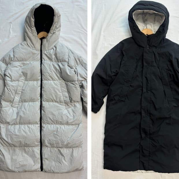 K2 양면 덕다운 롱패딩