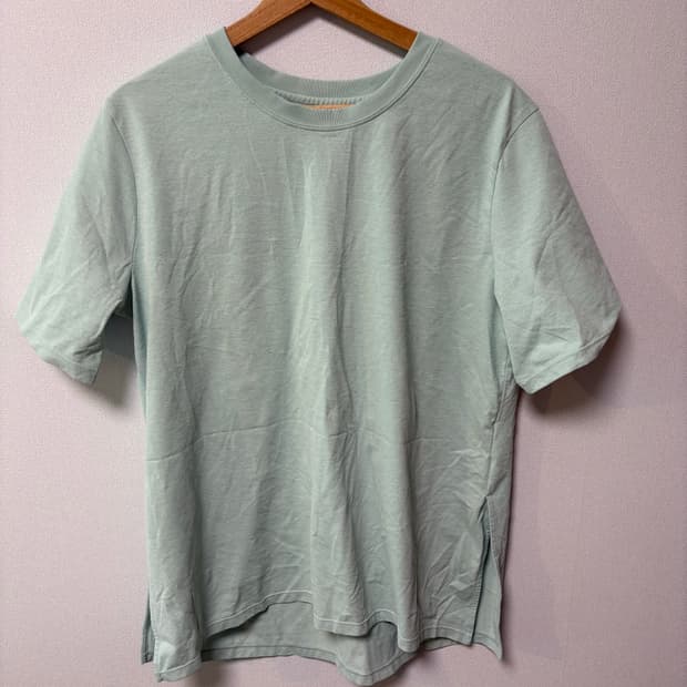 안다르 민트 반팔 티셔츠 일본 빈티지