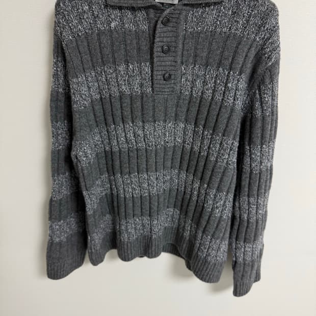 벨리에 크로마 블렌드 폴로 스웨터 - 그레이