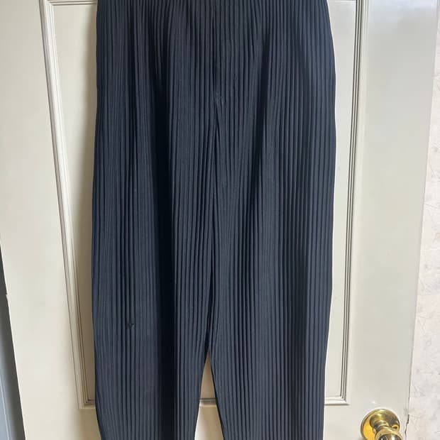 [블랙/3]옴므플리세 팬츠