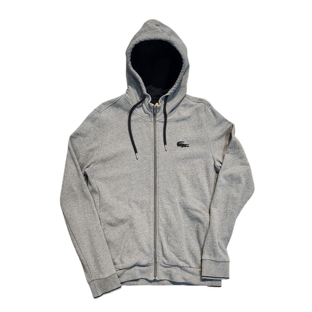 라코스테 그레이 후드집업
