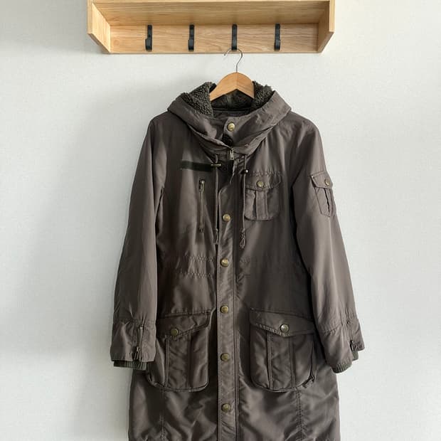 jpn 카키브라운 디테일 야상자켓