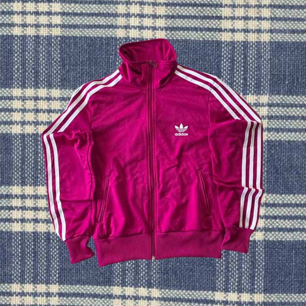 아디다스 파이어버드 핑크 트랙탑 져지