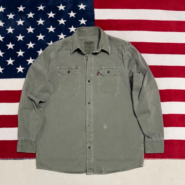 리바이스 밀리터리 헤비 코튼셔츠 Levi’s Vintage Shirt