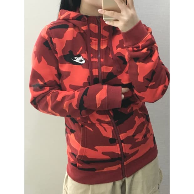 나이키 카모 트레이닝 후드집업 M