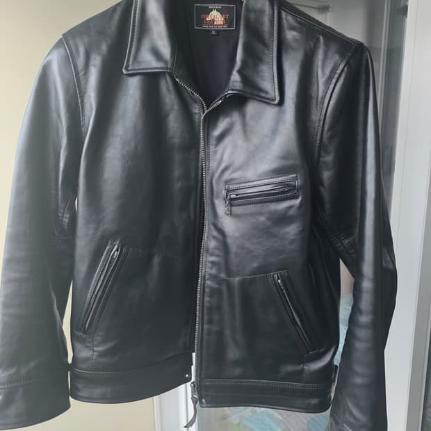 레더파크 말가죽 싱글라이더 자켓 XL 새상품급 판매