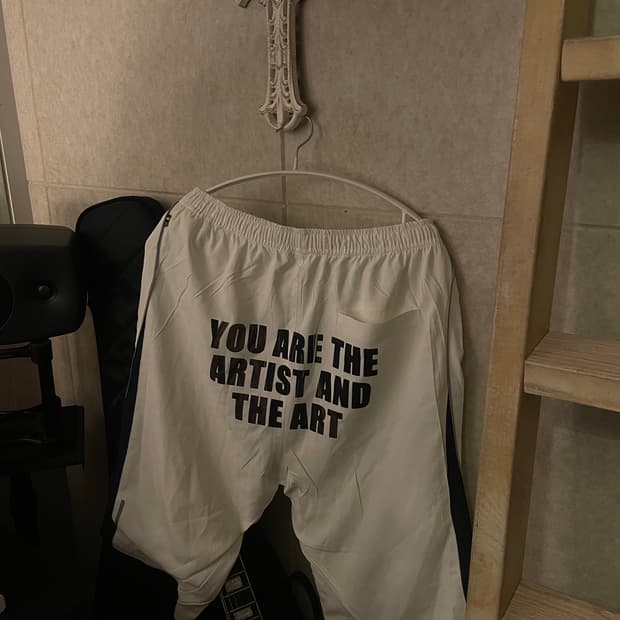 Vintage 프린팅 와이드 버뮤다 팬츠