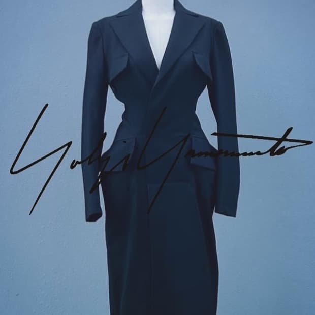 Yohji Yamamoto Tailored Black Dress Coat