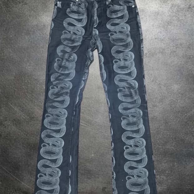 [Hysteric Glamour] Snake jeans