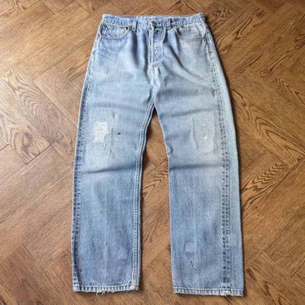 [32]90's 리바이스 501 Made In USA 데님 팬츠