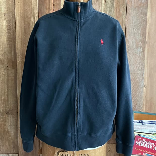 폴로 랄프로렌 하이넥 집업 져지