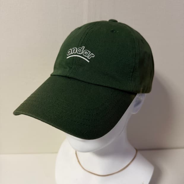 안다르 로고 그린 볼캡