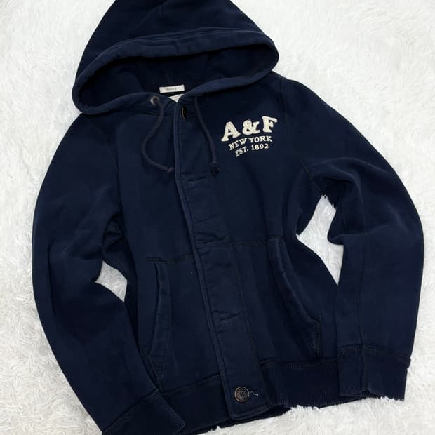 🐰아베크롬비 희귀 매물 단추 코튼 면 후드집업 🤍