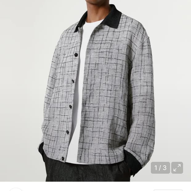 100 L) 질스튜어트 뉴욕 린넨 셔츠 자켓