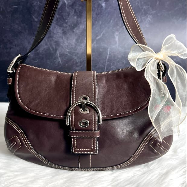 Coach Dark Chocolate Archive Hobo